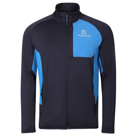 Sudadera funcional de hombre Progress Forbes negro/azul černomodrá/modrá
