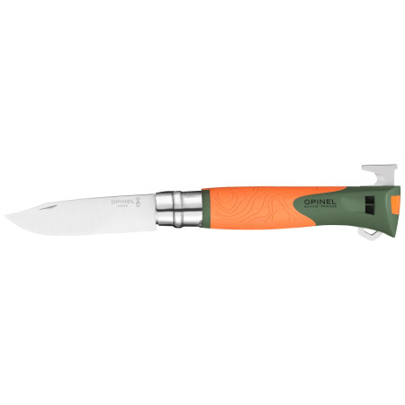 Cuchillo Opinel VRI N°12 Inox Explore s odstraňovačem klíšťat naranja
