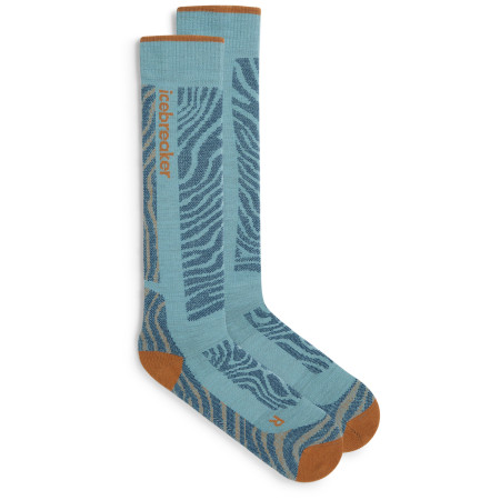 Calcetines de mujer Icebreaker Women Merino Blend Ski+ Medium OTC Mountain Contour