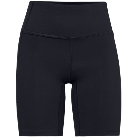 Pantalones cortos de mujer Under Armour Meridian Bike Short negro Black / / Metallic Silver