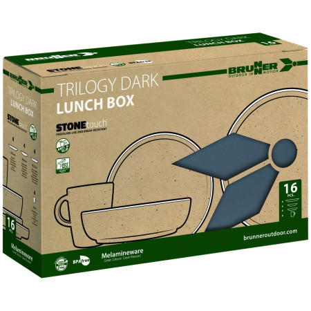 Vajilla Brunner Lunch Box Trilogy Dark