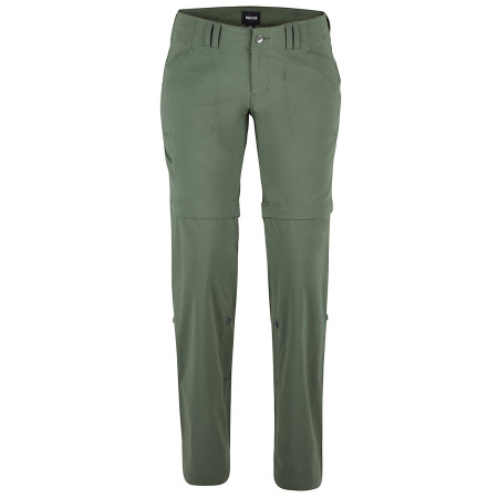 Pantalones de mujer Marmot Lobo's Convertible Pant verde Crocodile