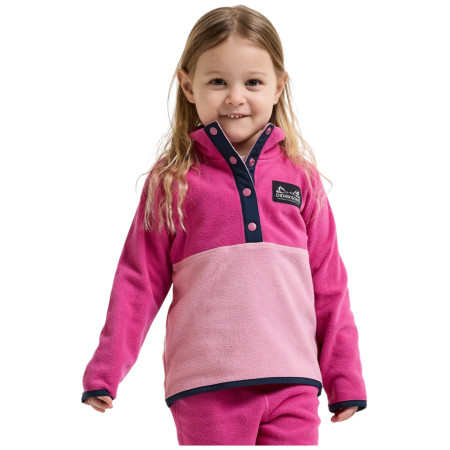 Sudadera para niños Didriksons Monte Kids Half Bu 6 Cactus Pink
