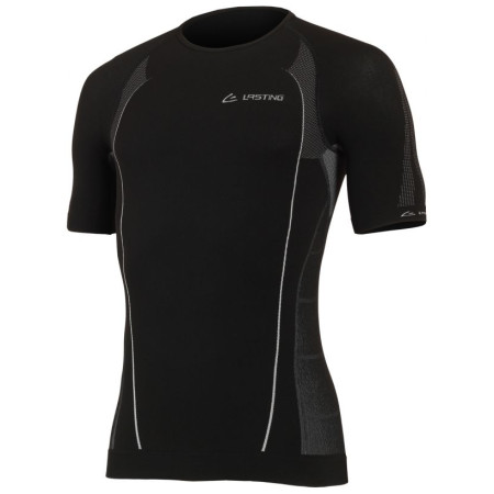 Camiseta funcional de hombre Lasting S-MARS negro