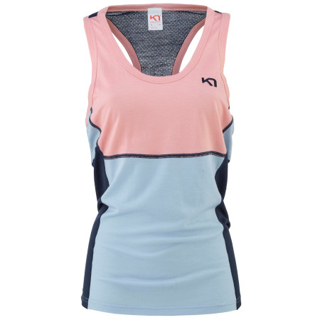 Camiseta sin mangas para mujer Kari Traa Lam Top azul/rosa Misty