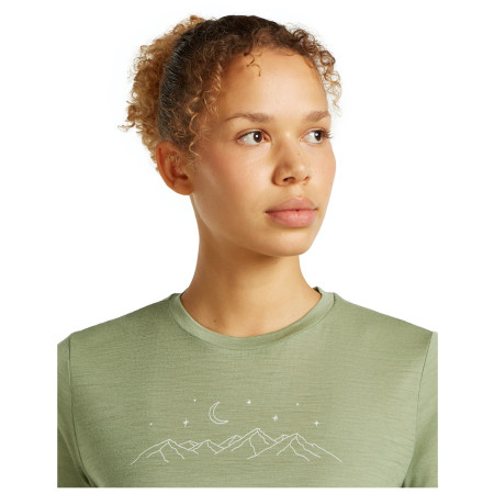Camiseta de mujer Icebreaker Women Merino 150 Tech Lite SS Tee Sparkling Stars
