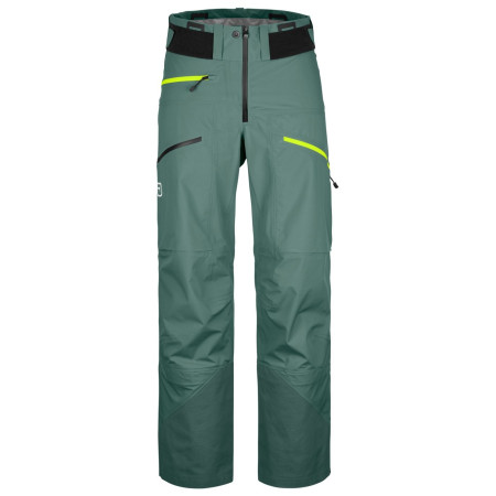 Pantalones de invierno para hombre Ortovox 3L Deep Shell Pants M gris arctic grey