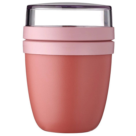Caja de merienda Mepal Ellipse Mini 300 + 120 ml rosa Vivid Mauve