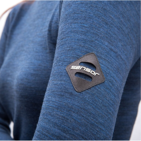 Camiseta funcional de mujer Sensor Merino Bold Roll Neck dl.rukáv