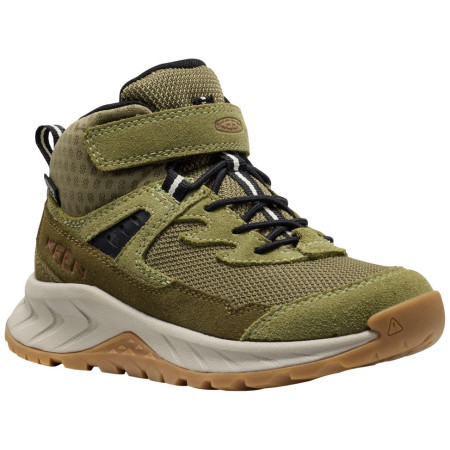 Calzado para niños Keen Hightrail Mid Wp Children Dark Olive verde dark olive/martini olive