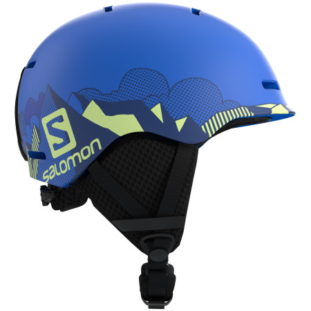 Casco de esquí para niños Salomon Grom azul PopBlueMat
