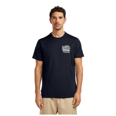 Camiseta de hombre Icebreaker Men Merino 150 Tech Lite SS Tee Evolving Layers