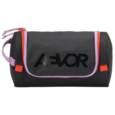 Neceser Aevor Wash Pack negro/violeta Proof Dual Dip Violet Rush