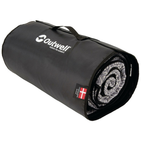 Alfombra para tienda Outwell Flat Woven Carpet Ashwood 3 negro/gris Black & Grey