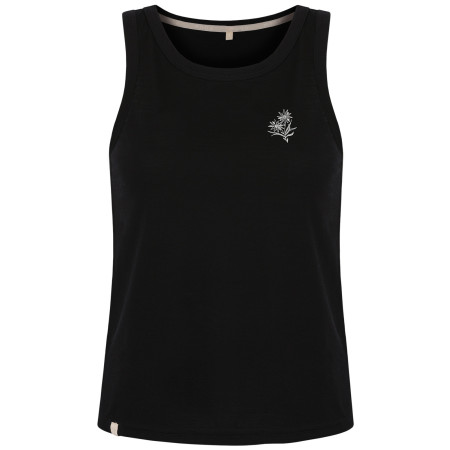 Top de mujer MOOA Merino Lyolite Edelweiss 150 negro black