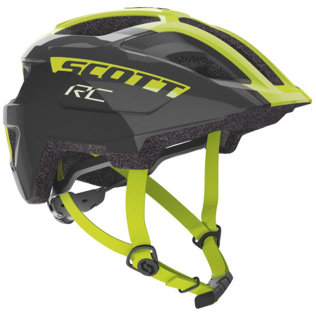 Casco de ciclismo para niños Scott Spunto Junior negro/amarillo black/radium yellow RC