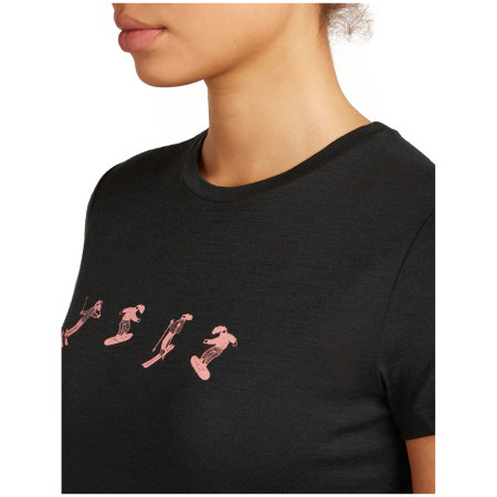 Camiseta de mujer Icebreaker Women Merino 150 Tech Lite SS Tee Snow Day