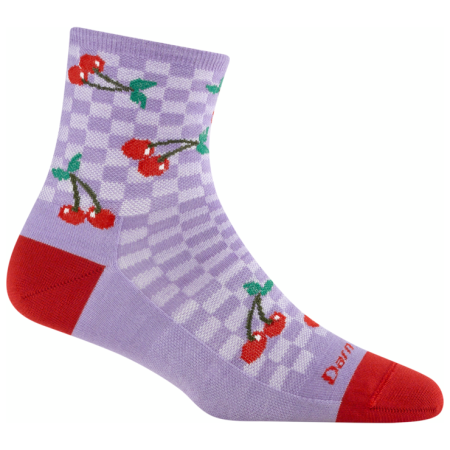 Calcetines de mujer Darn Tough Fruit Stand Shorty Lightweight violeta cherry lavender