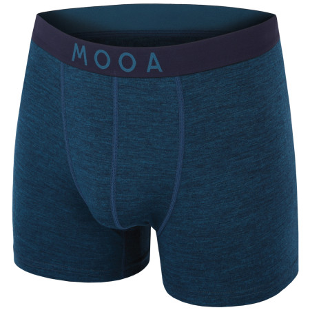 Calzoncillos bóxer para hombre MOOA MerinoSilk 4in azul legion blue melange