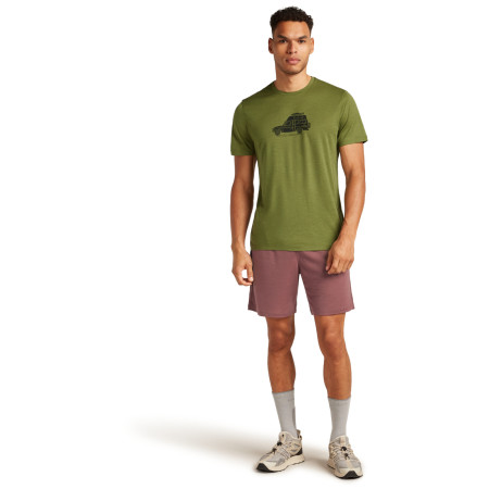 Camiseta funcional de hombre Icebreaker M Mer 150 Tech Lite SS Tee Cosy Camper