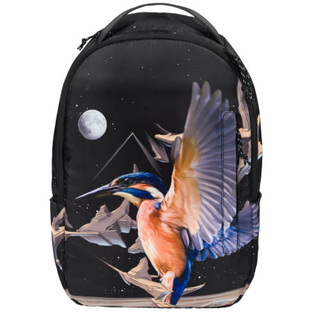 Mochila urbana Baagl eARTh Kingfisher by Caer8th negro black