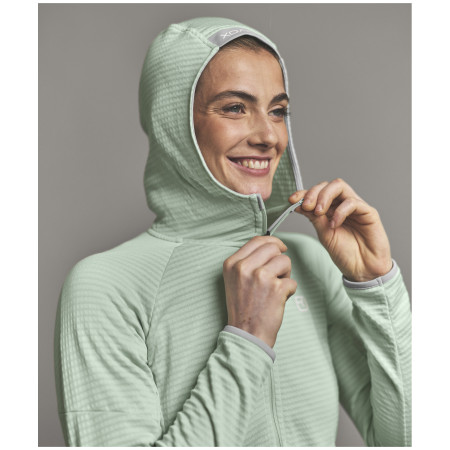 Sudadera funcional de mujer Ortovox Fleece Light Grid Hoody W