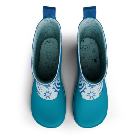 Botas de agua para niños Affenzahn Rainboot Vegan Plashy Shark