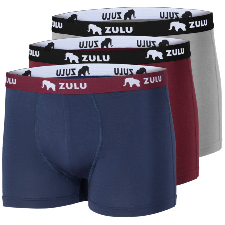 Calzoncillos bóxer para hombre Zulu Bambus 210 4in 3-pack