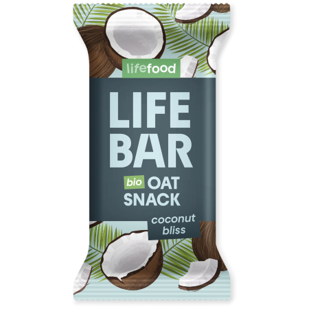 Barrita Lifefood Lifebar Oat Snack kokosový BIO 40 g