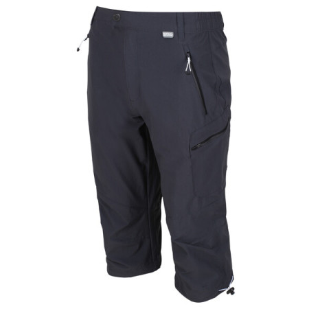 Pantalones de tres cuartos para hombre Regatta Highton Capri gris oscuro India Grey