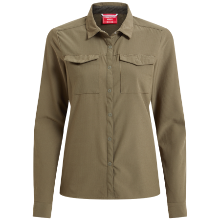 Camisa Craghoppers NosiLife Pro Long Sleeved Shirt III verde Wild Olive