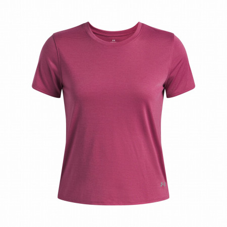 Camiseta de mujer Under Armour Launch Shortsleeve rosa Red