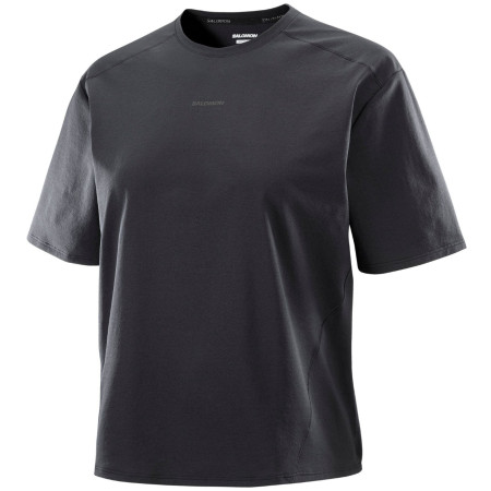 Camiseta de mujer Salomon Trackline SS Tee negro Deep Black