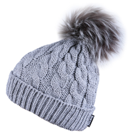 Gorro de mujer Sherpa Nell II gris MelGray