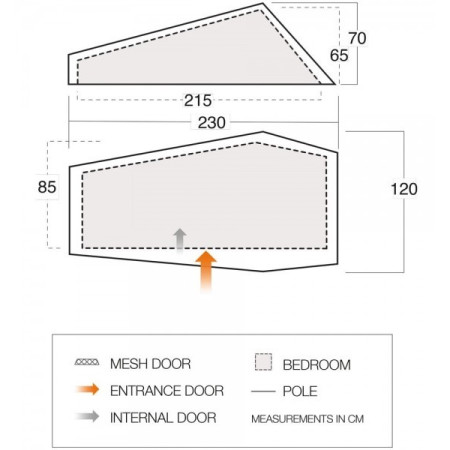 Tienda de campaña Force Ten Neon UL 1