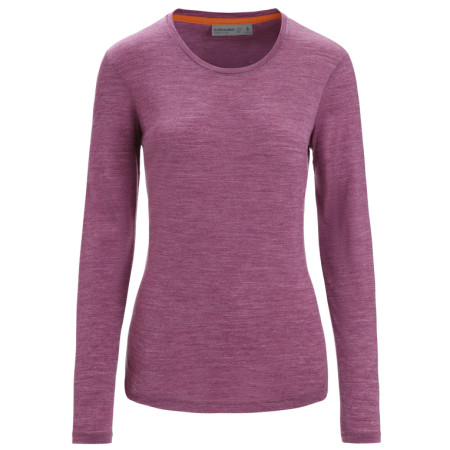 Camiseta de mujer Icebreaker Women Sphere II LS Tee violeta Go Berry Heather