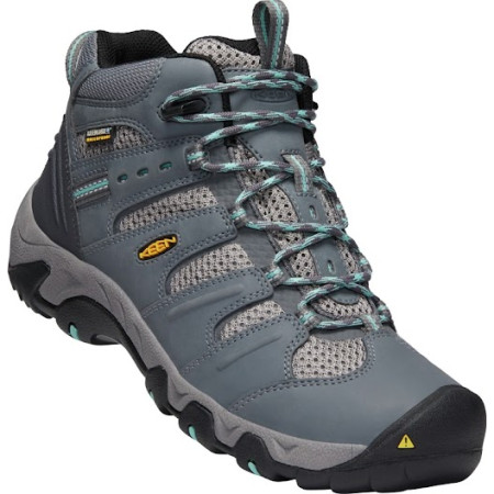 Calzado de senderismo para mujer Keen Koven Mid Wp W gris Steel Grey/wasabi