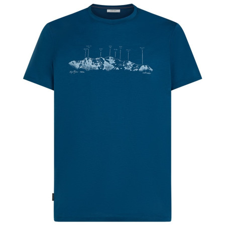 Camiseta de hombre Icebreaker Men Merino 150 Tech Lite SS Tee The Peaks