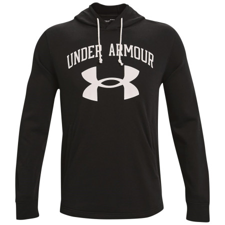 Sudadera de hombre Under Armour Rival Terry Big Logo HD negro Black//OnyxWhite