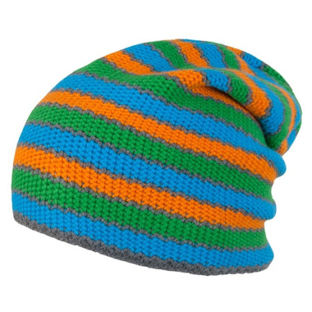 Gorro Sensor Stripes verde/azul Blue/Green/Orange