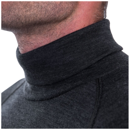Camiseta funcional de hombre Sensor Merino Bold Roll Neck manga larga
