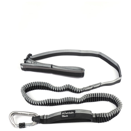 Correa con amortiguador Mountain Paws Shock Absorber Dog Lead negro Black