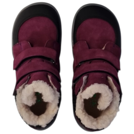 Calzado barefoot niño beBare 3555TY Bordeaux