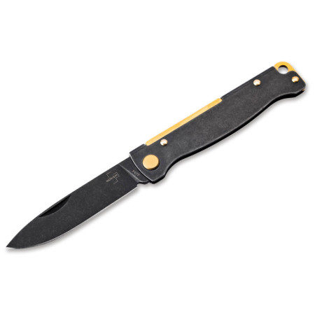 Navaja Boker Atlas Black Stonewash Copper negro