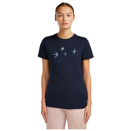 Camiseta de mujer Icebreaker Women Merino 150 Tech Lite SS Tee Bird Transit
