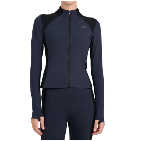 Sudadera funcional de mujer 4F Sweatshirt Fnk F0917 negro Deep Black