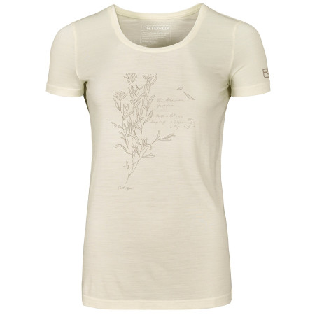 Camiseta funcional de mujer Ortovox W's 120 Cool Tec Sweet Alison T-Shirt blanco Non Dyed