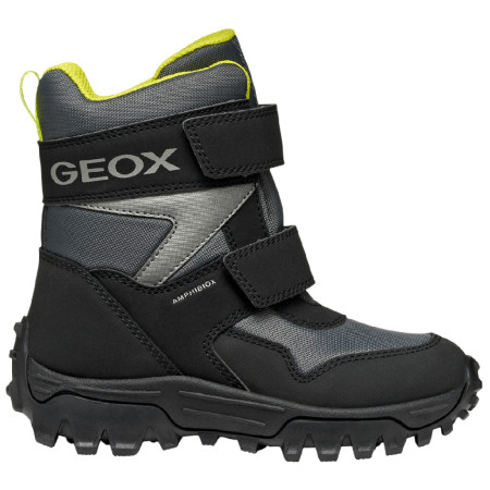 Botas de invierno para niños Geox J Himalaya Boy B ABX Grey gris/verde DK GREY/LIME