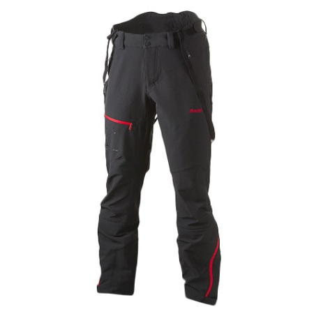 Pantalones de hombre Bergans Osatind Pants negro/rojo Black/BrRed