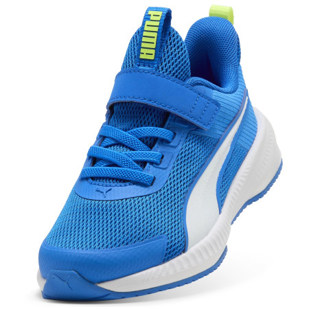 Calzado para niños Puma Flyer 4 AC+ PS Racing Blue-Lime Squeeze-